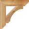 Ekena Millwork Imperial Slat Rough Sawn Bracket, Western Red Cedar, 4"W x 20"D x 20"H BKT04X20X20IMP06RWR - alternate 4